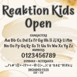 Funky School Kids Font Bundle • Cute Children Font • Playful Teacher ...