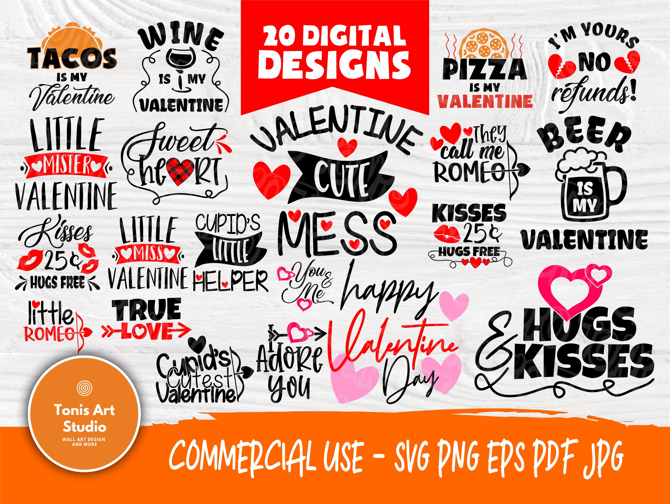 Download Valentine's SVG Bundle | Valentines Svg | Love Svg ...