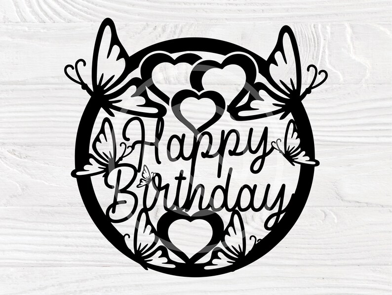 Free Free 228 Butterfly Birthday Svg SVG PNG EPS DXF File