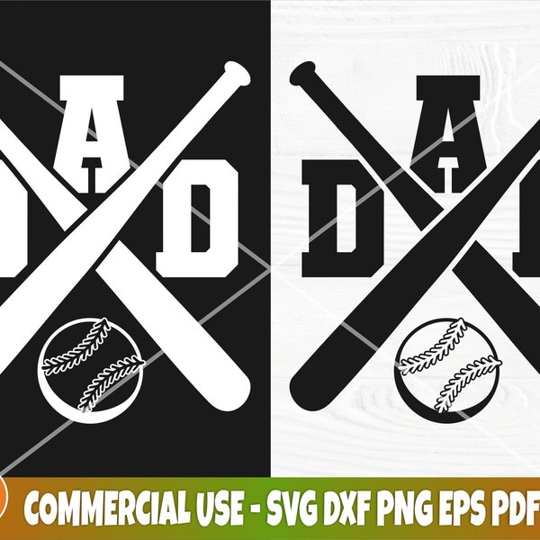 Baseball Dad SVG Cut File, Sports Shirt, Softball Svg, Png