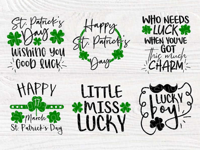 St Patrick's Day SVG Bundle Funny St Patrick's Signs | Etsy