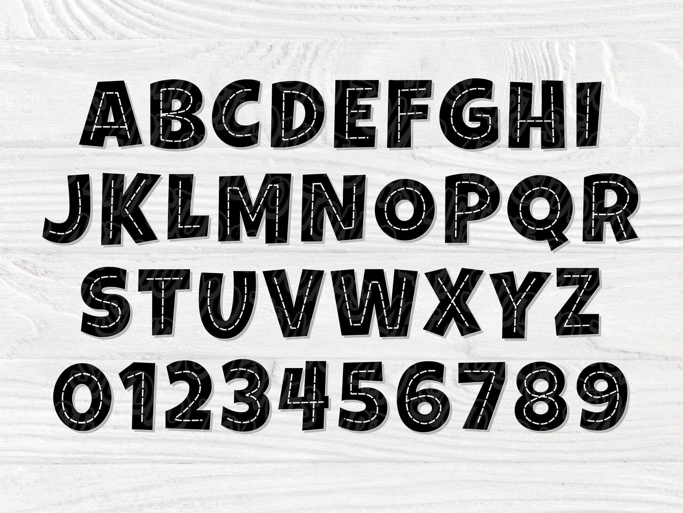 Construction Font SVG