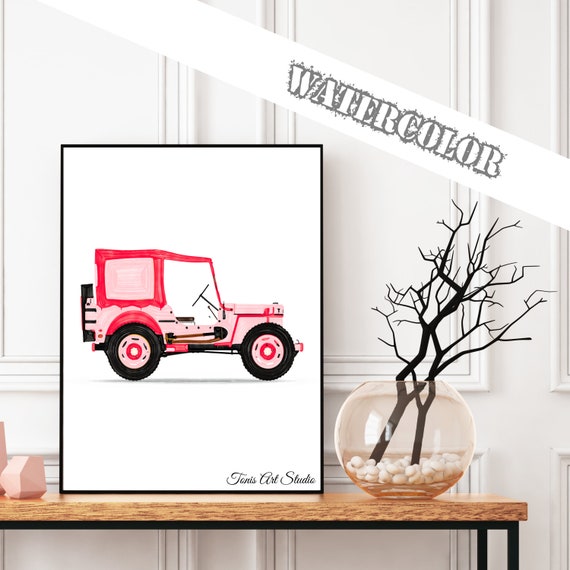 toddler pink jeep
