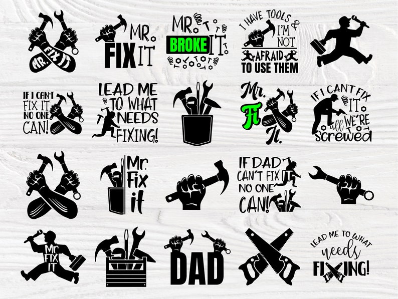Download Dad SVG Handyman Svg Tools Svg Fathers Day Svg | Etsy