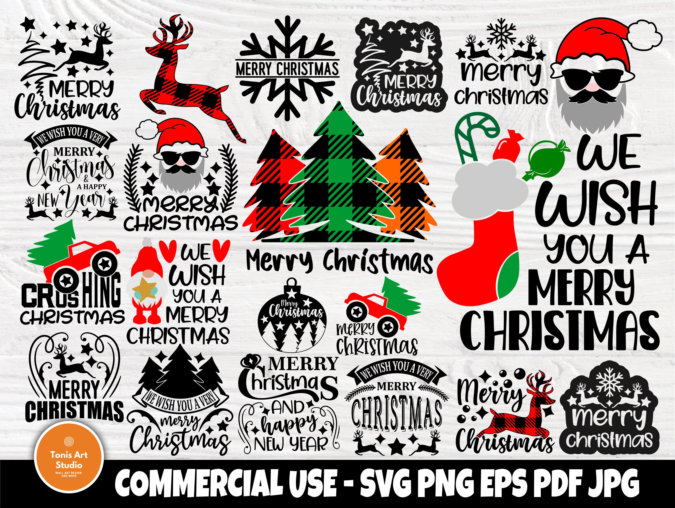 Merry Christmas SVG Bundle Kids Svg Funny Shirts - Etsy UK