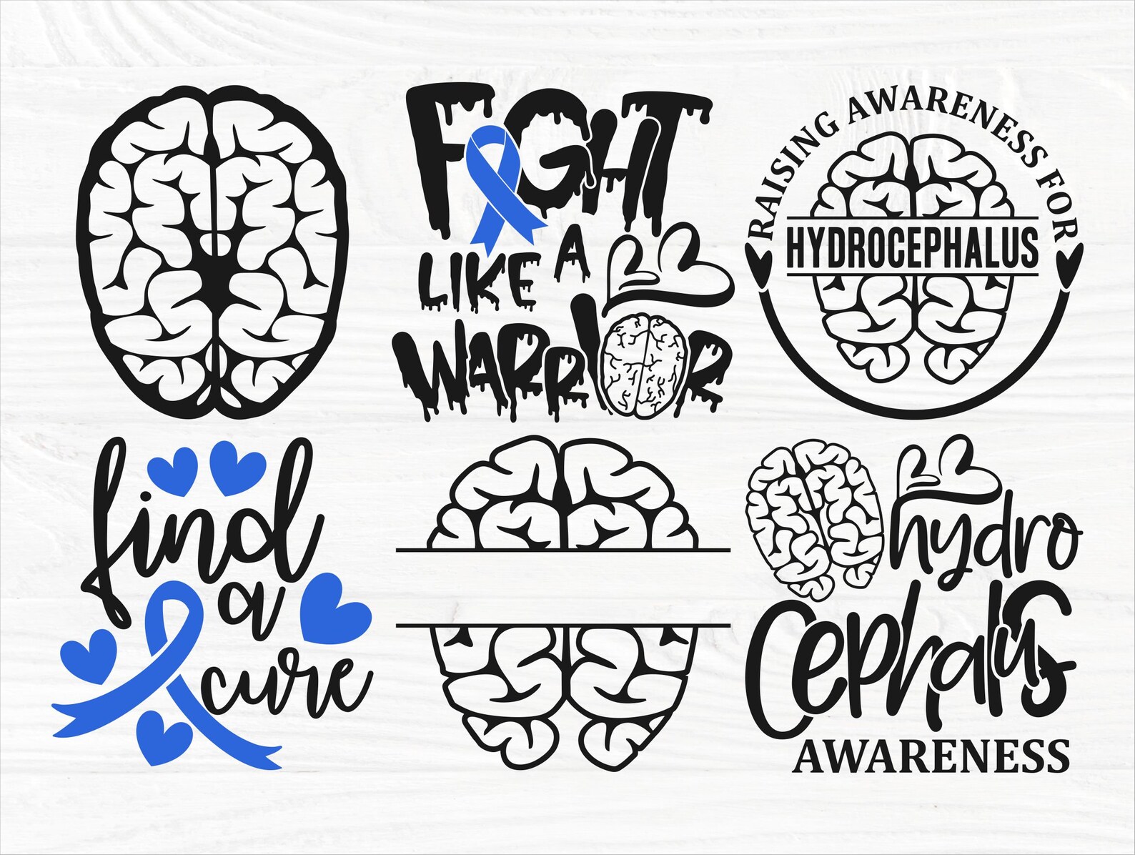 Hydro Awareness SVG Bundle Hydrocephalus Svg Hydro Warrior - Etsy UK