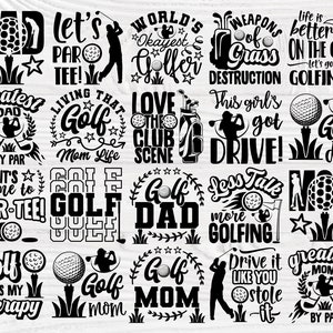 Golf SVG Bundle, Golfing Svg, Golfer Svg Quotes image 4