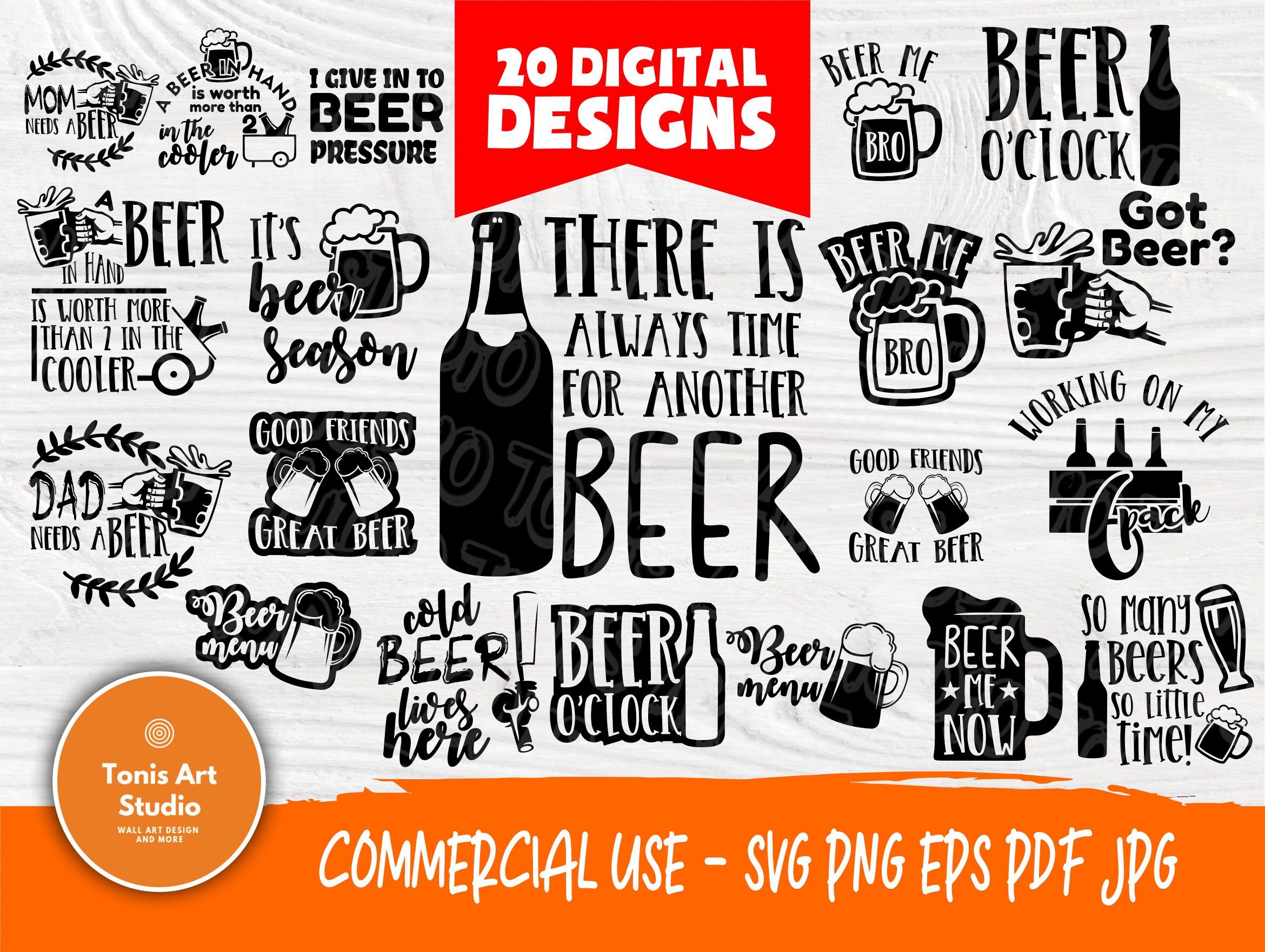 Download Beer SVG | Beer bundle SVG | Beer silhouette | Beers svg ...