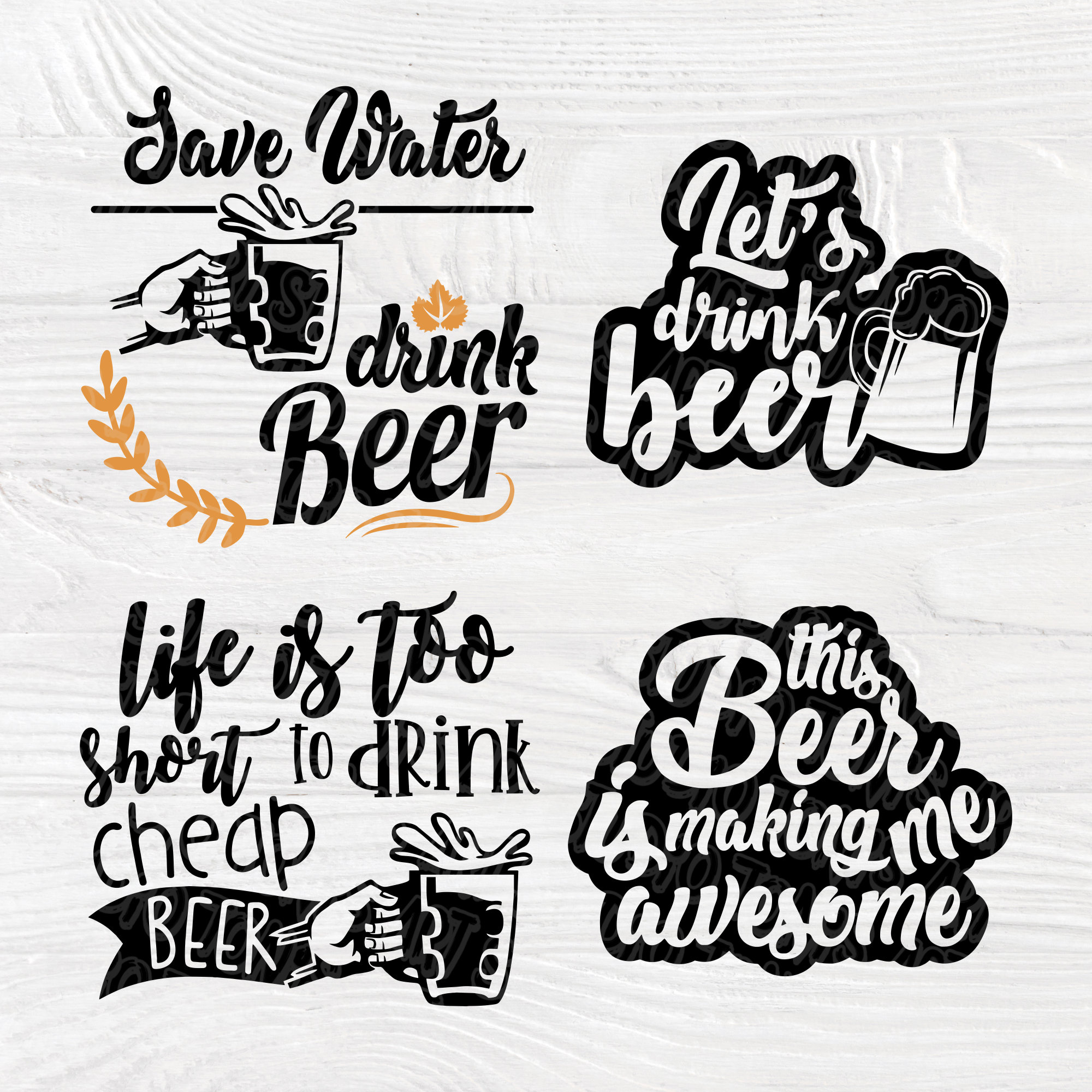 Download Beer SVG | Beer bundle SVG | Beer silhouette | Beers svg ...