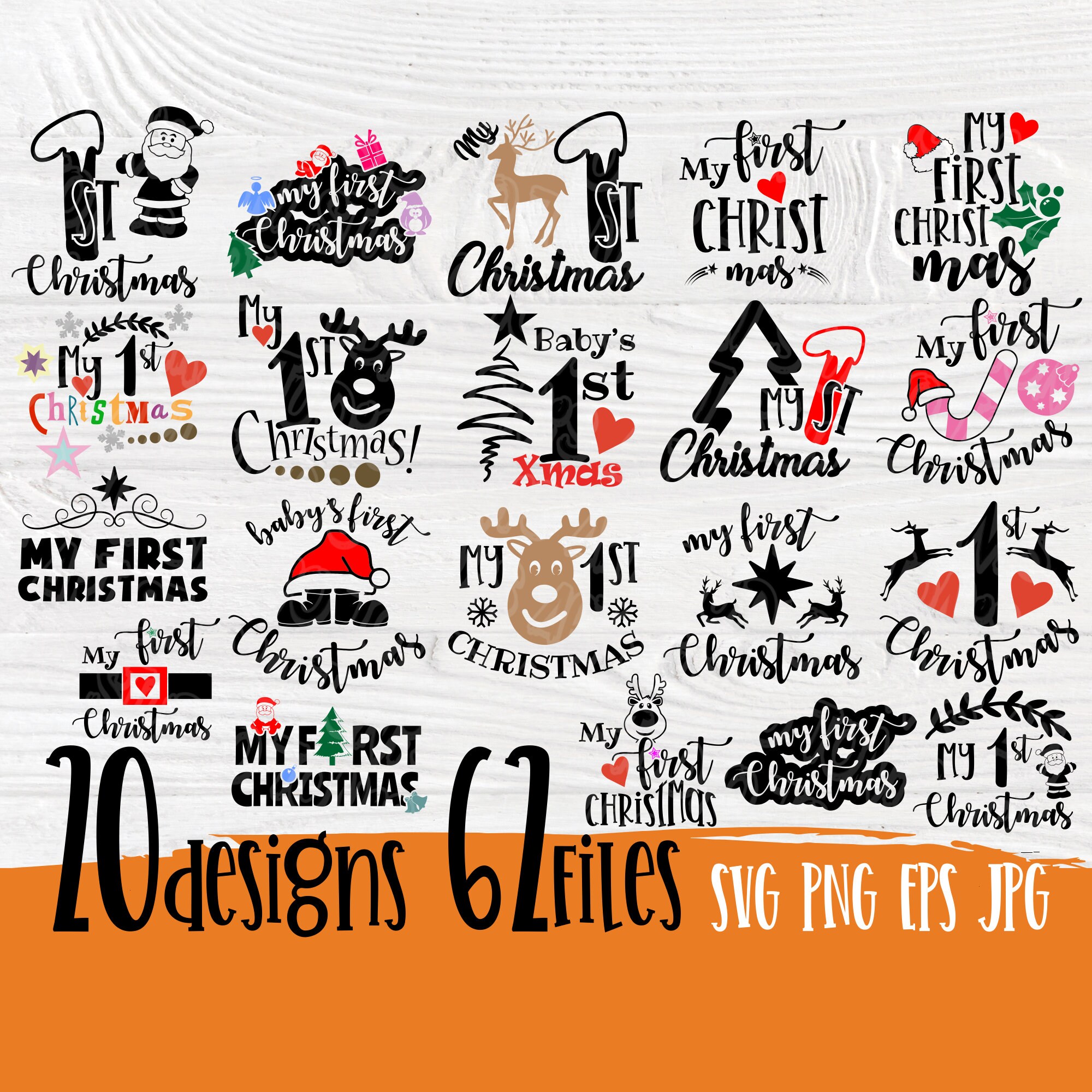 Download My first christmas SVG | Svg bundle | My 1st christmas ...