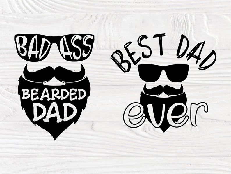 Download Fathers Day Svg Beard Svg Dad Signs Beer Svg | Etsy