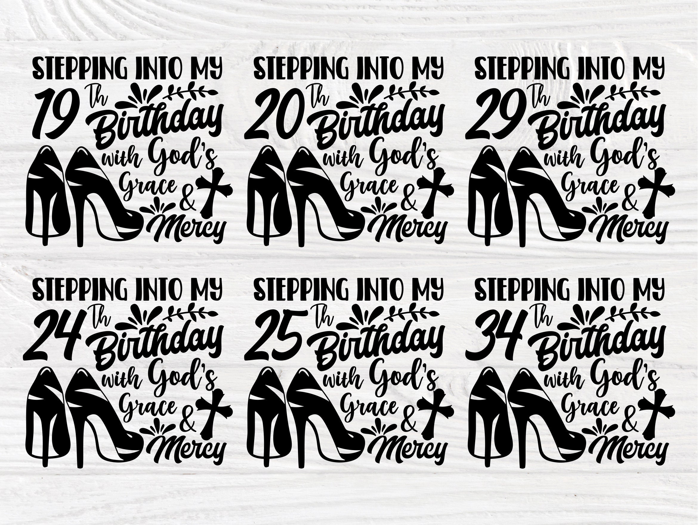 Download Stepping into my 16-35 Birthday SVG, High Heel Svg