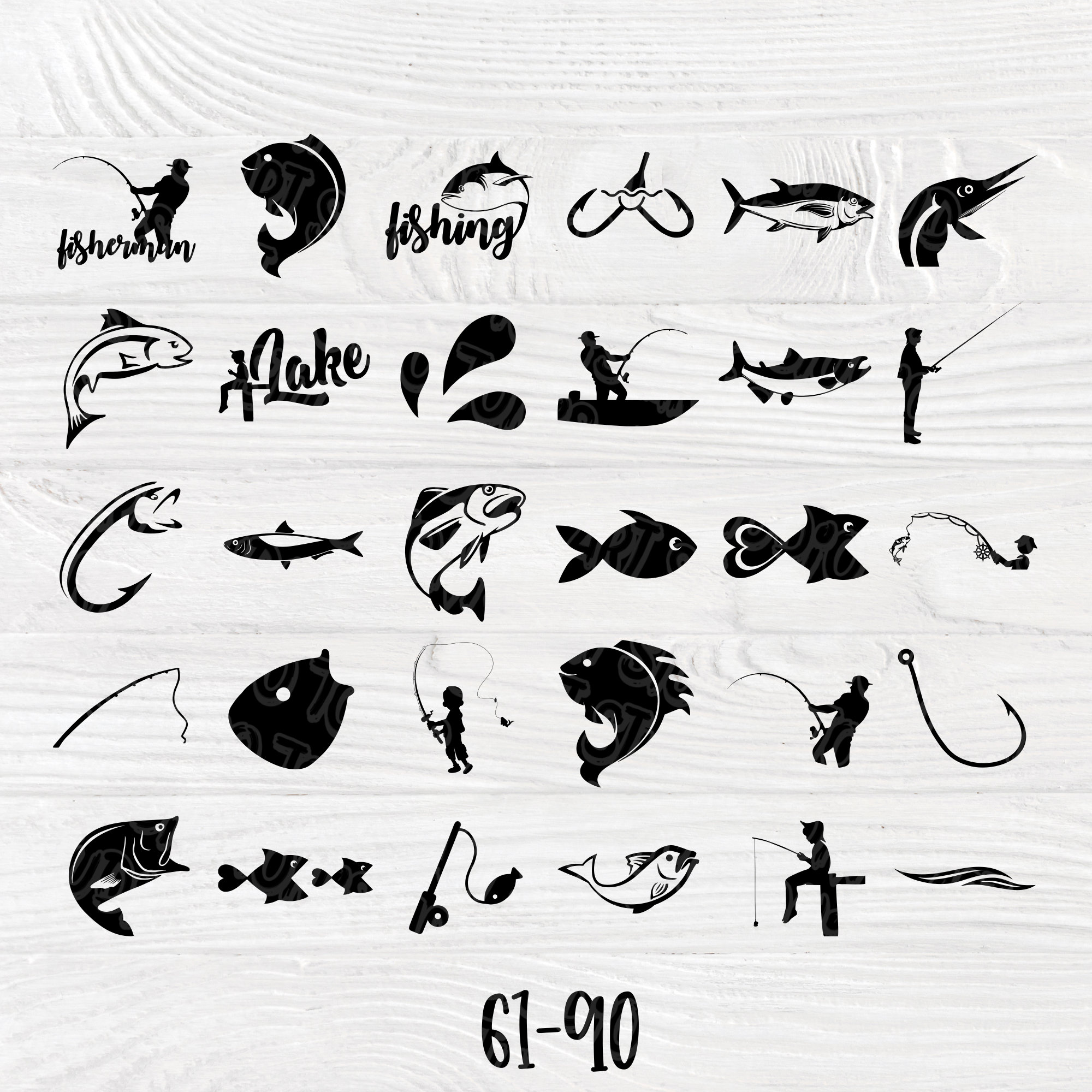 Download Fishing SVG Bundle, Fishing Signs, Lake Signs Svg