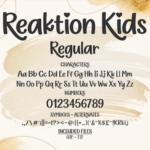 Funky School Kids Font Bundle • Cute Children Font • Playful Teacher ...