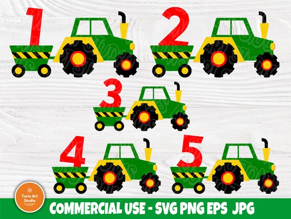 Download Birthday Boy SVG Tractor Svg Baby Boy Cut Files | Etsy