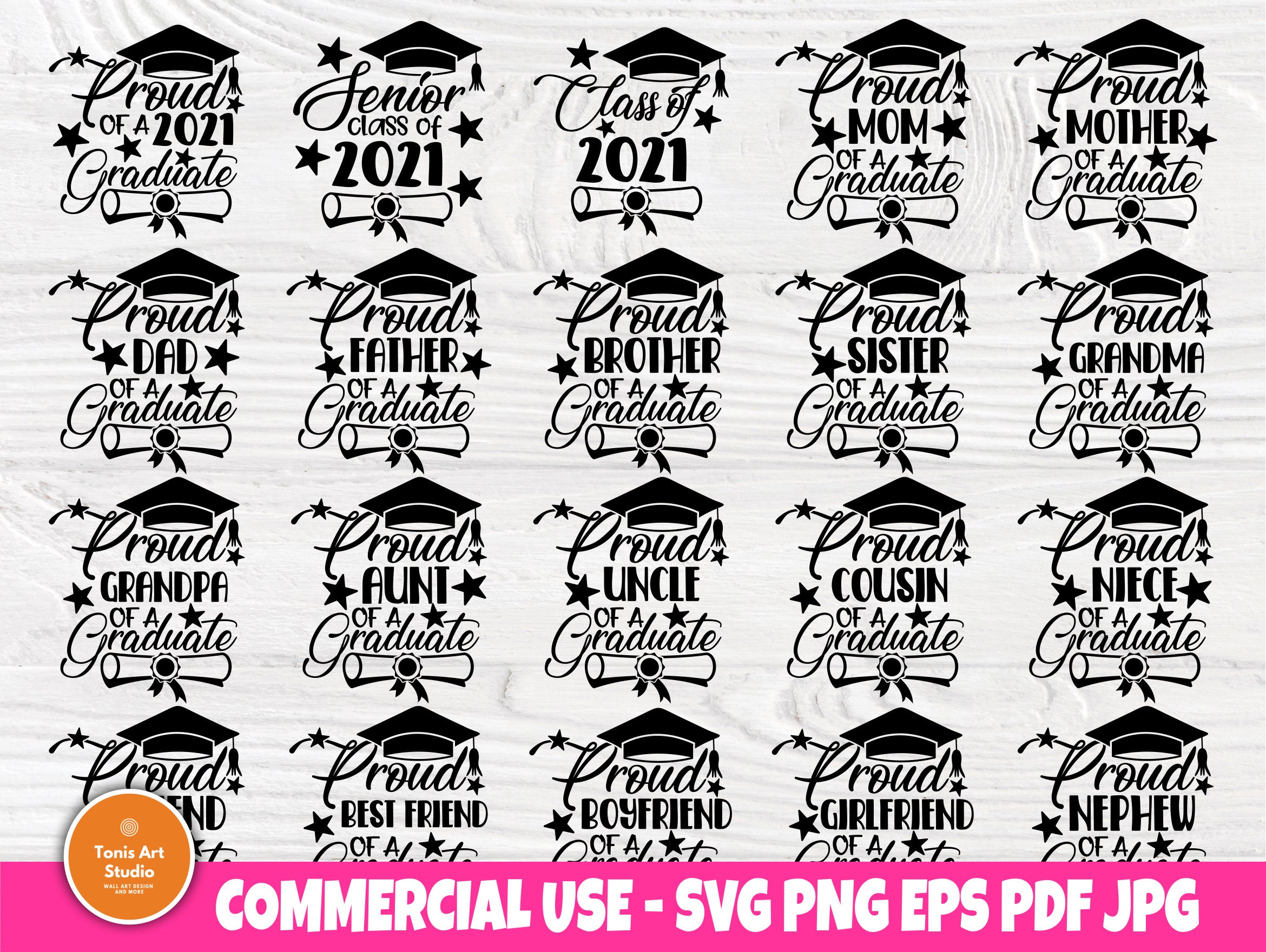 Download Graduation Svg Bundle Class Of 2021 Svg Graduate