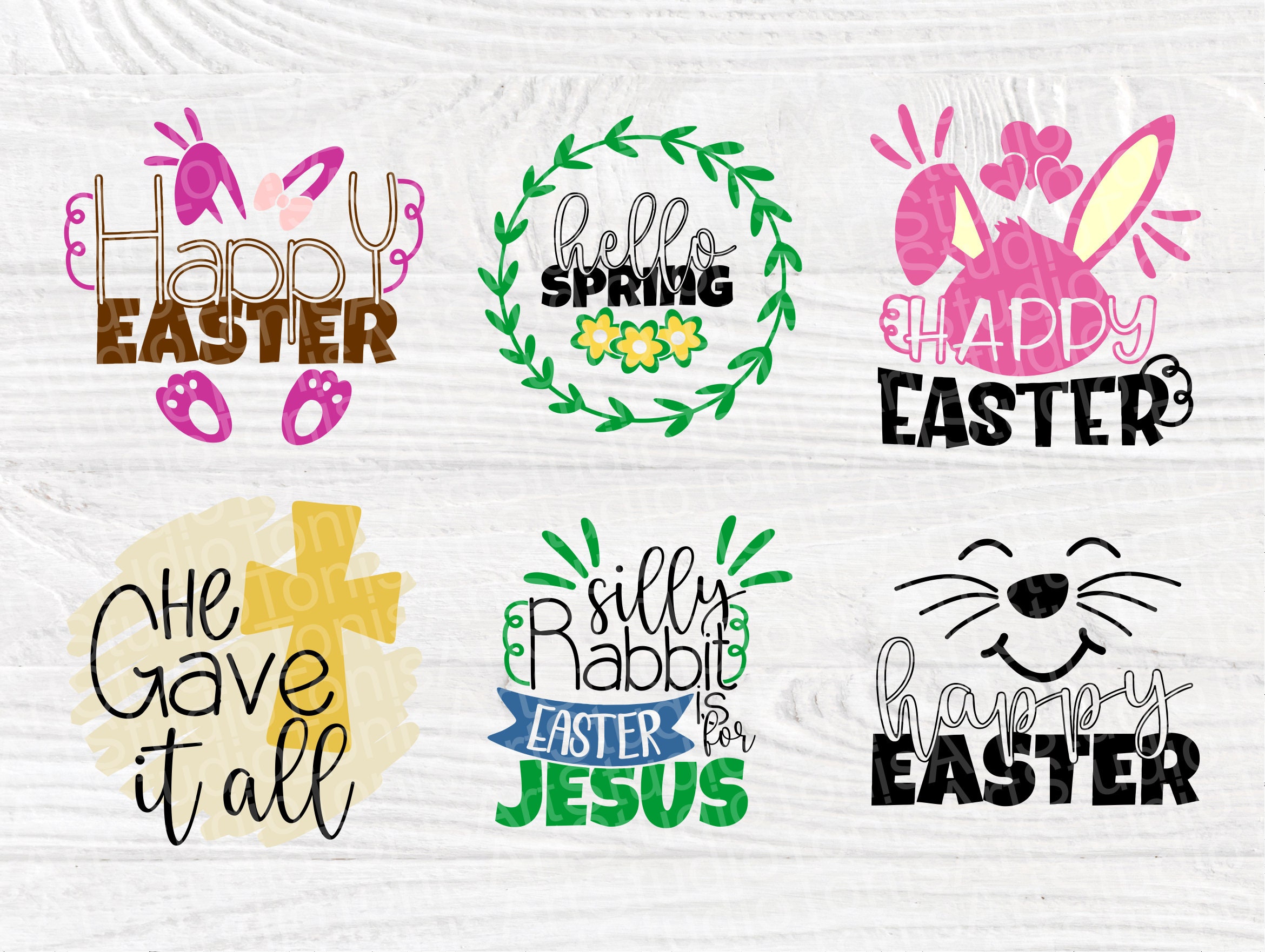 Download Easter SVG Bundle | Happy Easter Svg | Hello Spring Svg ...