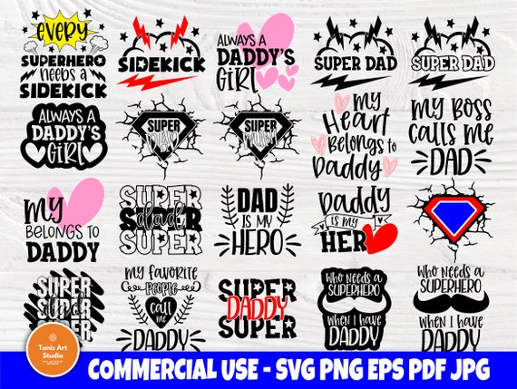 Download Fathers Day Svg Super Dad Svg Superhero Svg Etsy SVG, PNG, EPS, DXF File