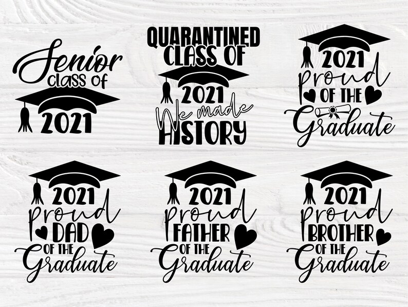 Download Graduation SVG Cut File Graduate 2021 Senior Svg | Etsy