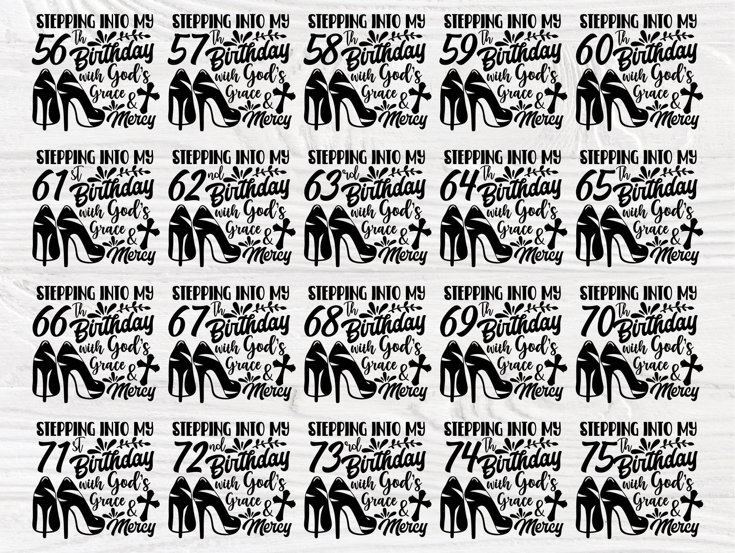 Download Clip Art Art Collectibles High Heel Svg Stepping Into My 46th Birthday Svg