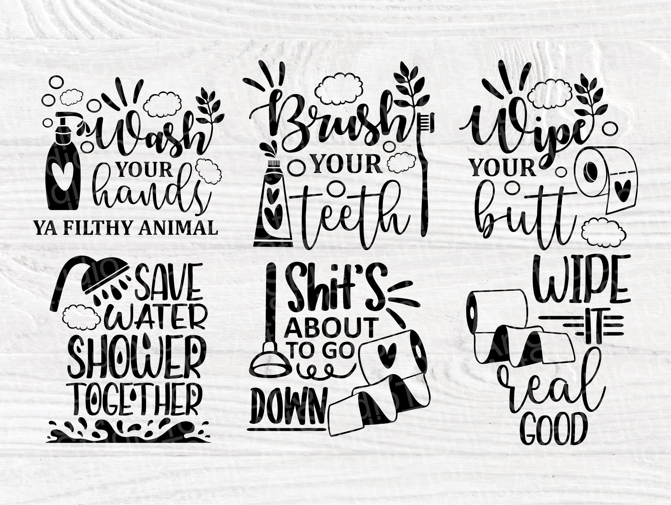 Download Bathroom SVG Bundle, Bathroom Signs, Svg Cut Files