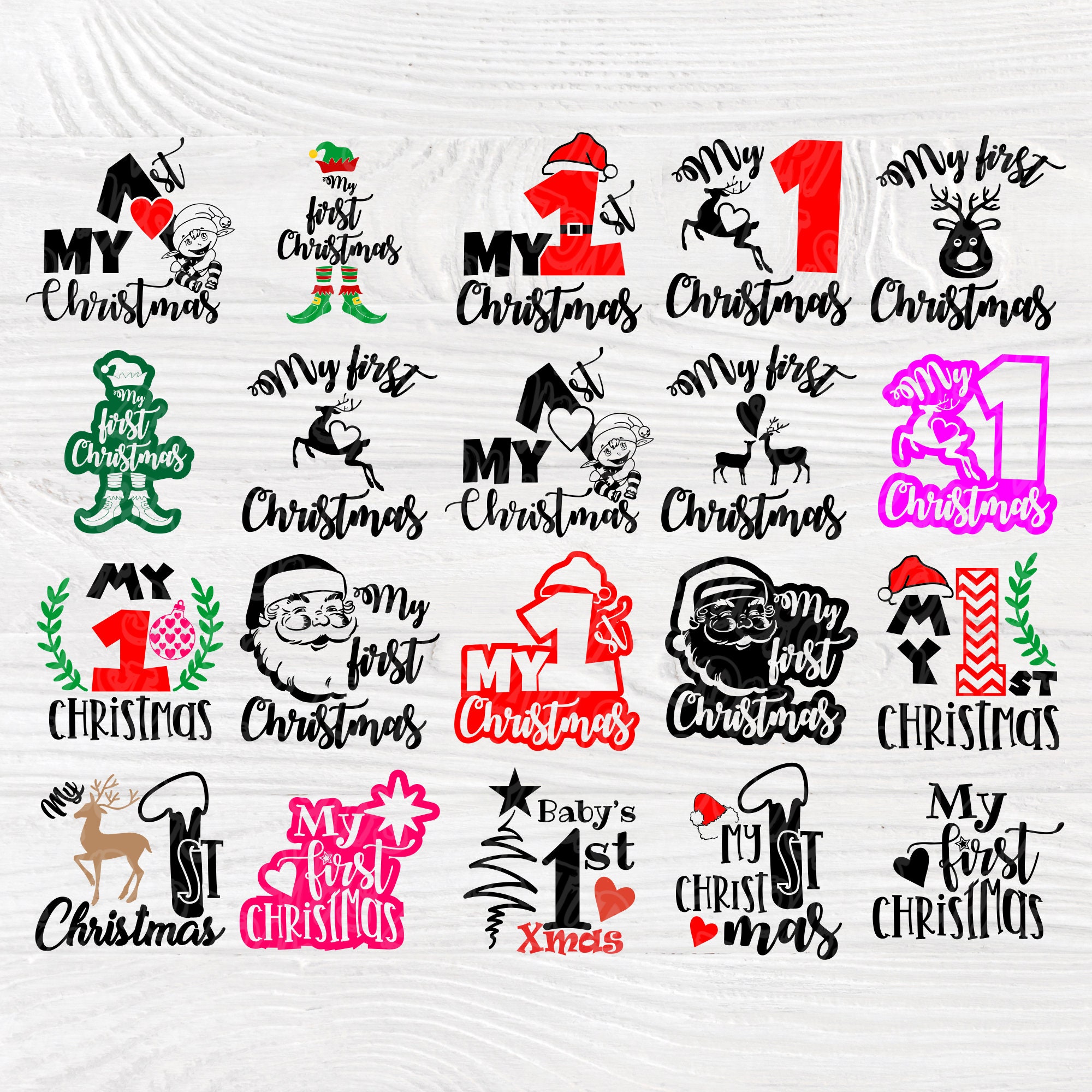 My first christmas SVG | Svg bundle | My 1st christmas | Christmas svg