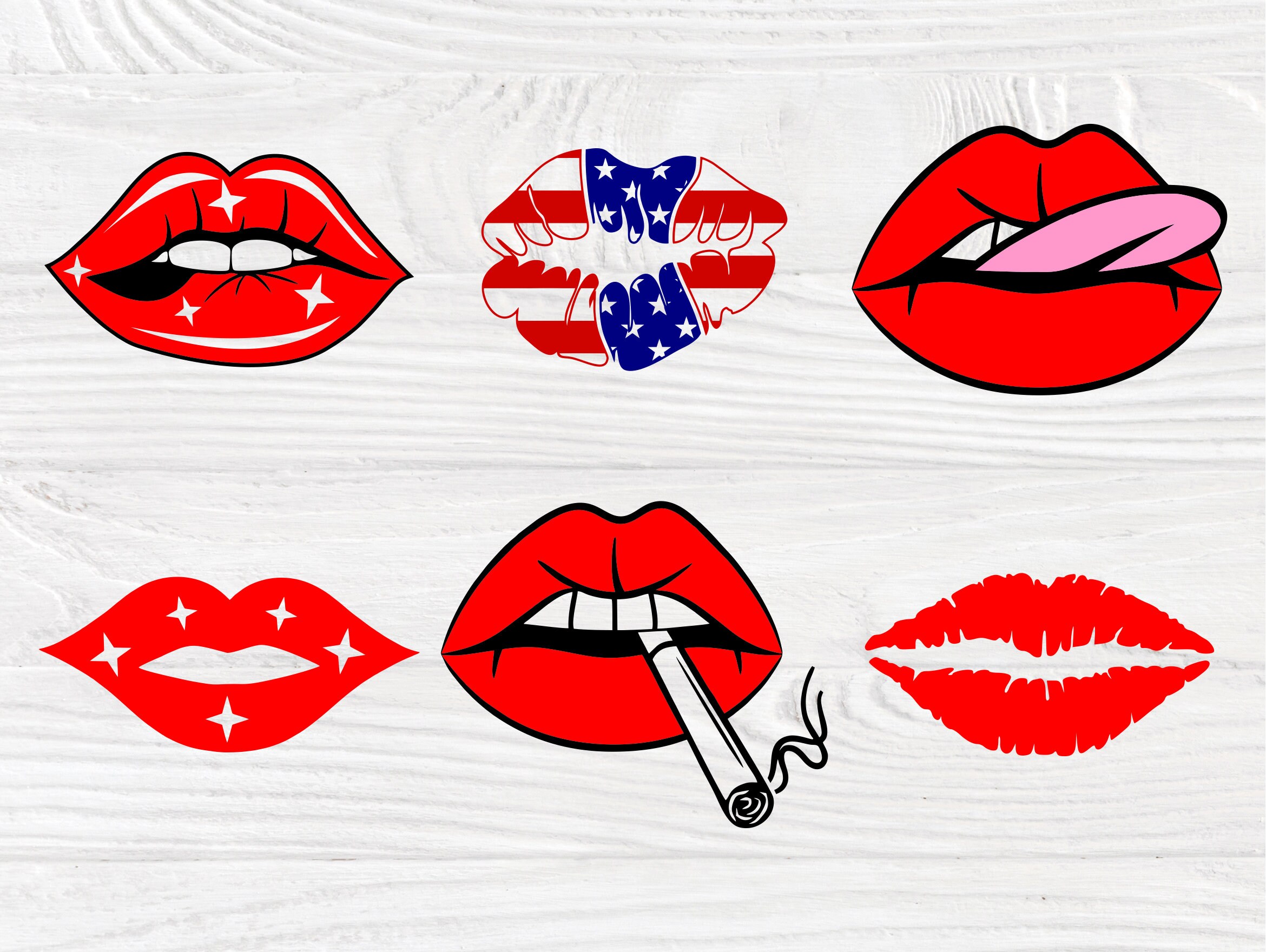 Download Lips SVG Bundle, Funny Face Mask, Dripping Lips