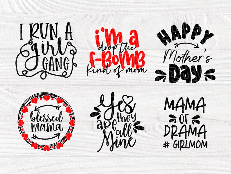 Download Mom Quotes SVG Mothers Day Svg Funny Mom Bundle | Etsy