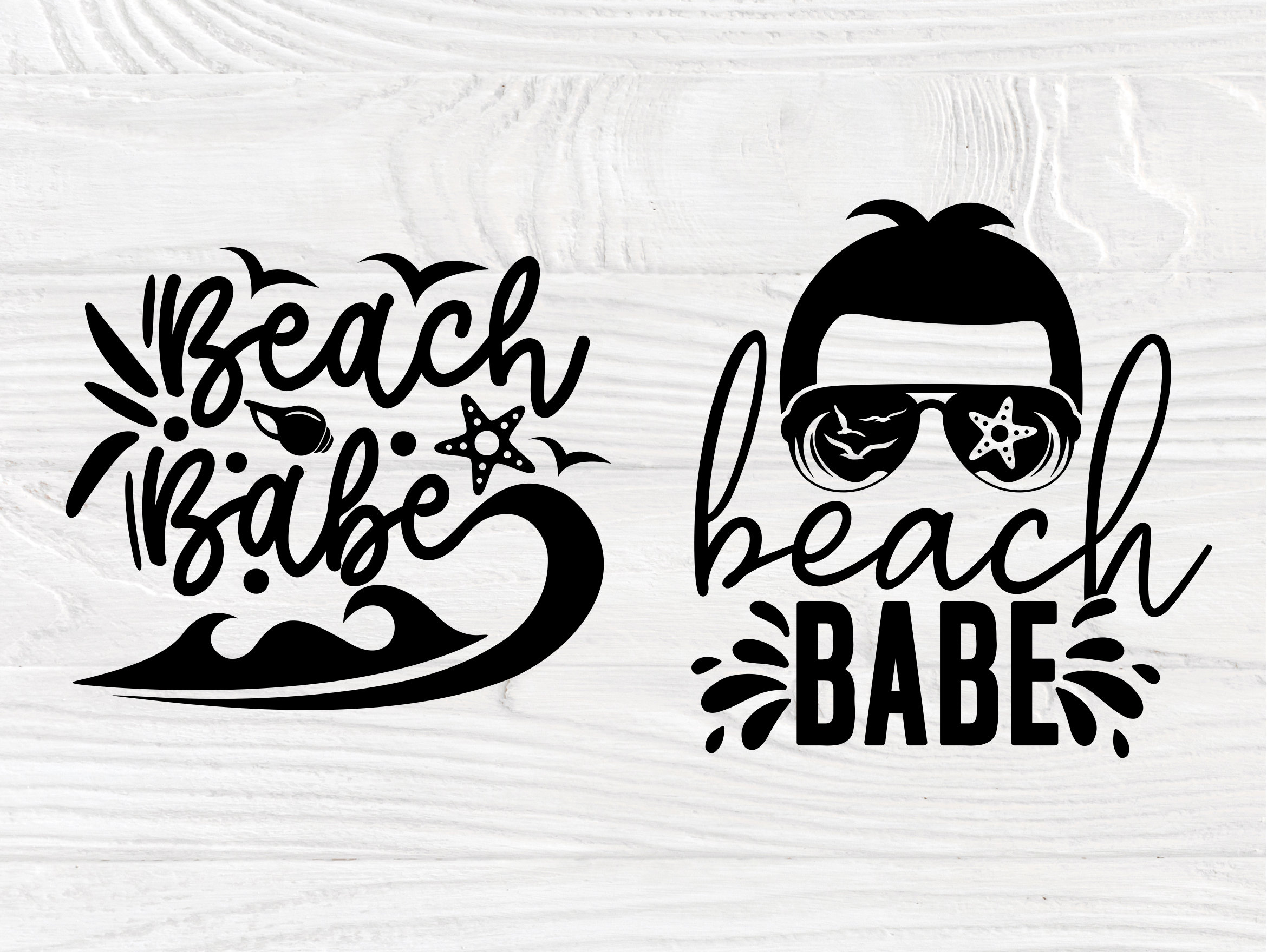 Beach Babe Svg Summer Quotes Palm Tree Svg Vacation Svg Etsy Uk My