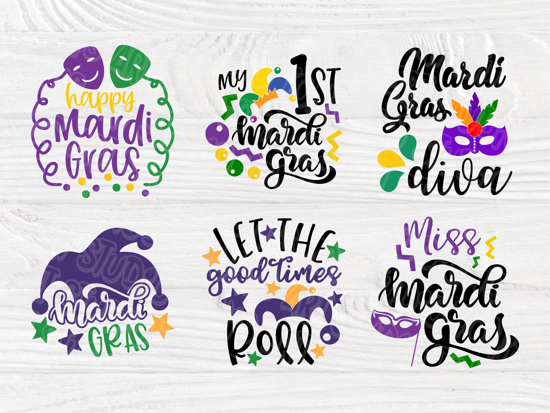 Download Mardi Gras SVG Bundle | Parade Party Svg | Mardi Gras ...