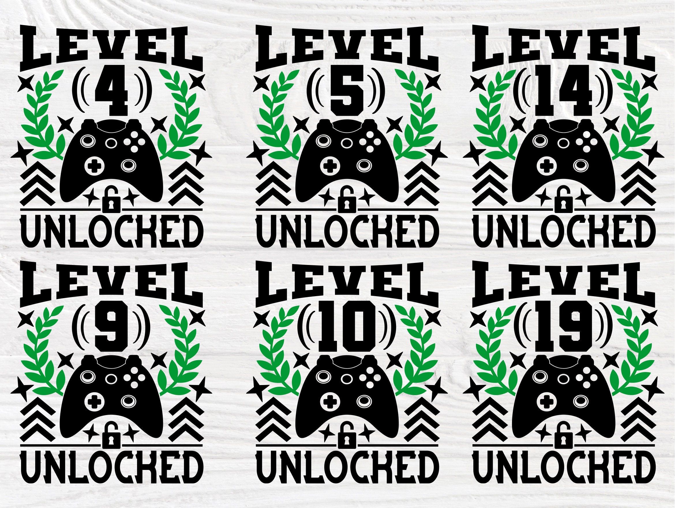 Download Level Unlocked SVG Bundle, Birthday Svg, Gamer Svg