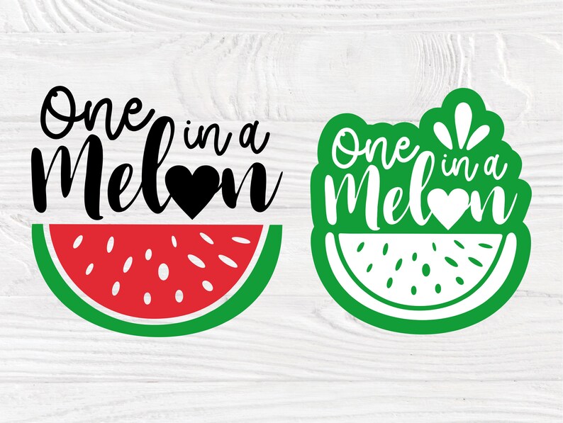 Download One in a Melon SVG Bundle Watermelon Summer Svg | Etsy