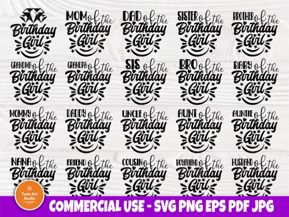 Download Birthday Girl Svg Birthday Shirt Svg Cut Files Etsy