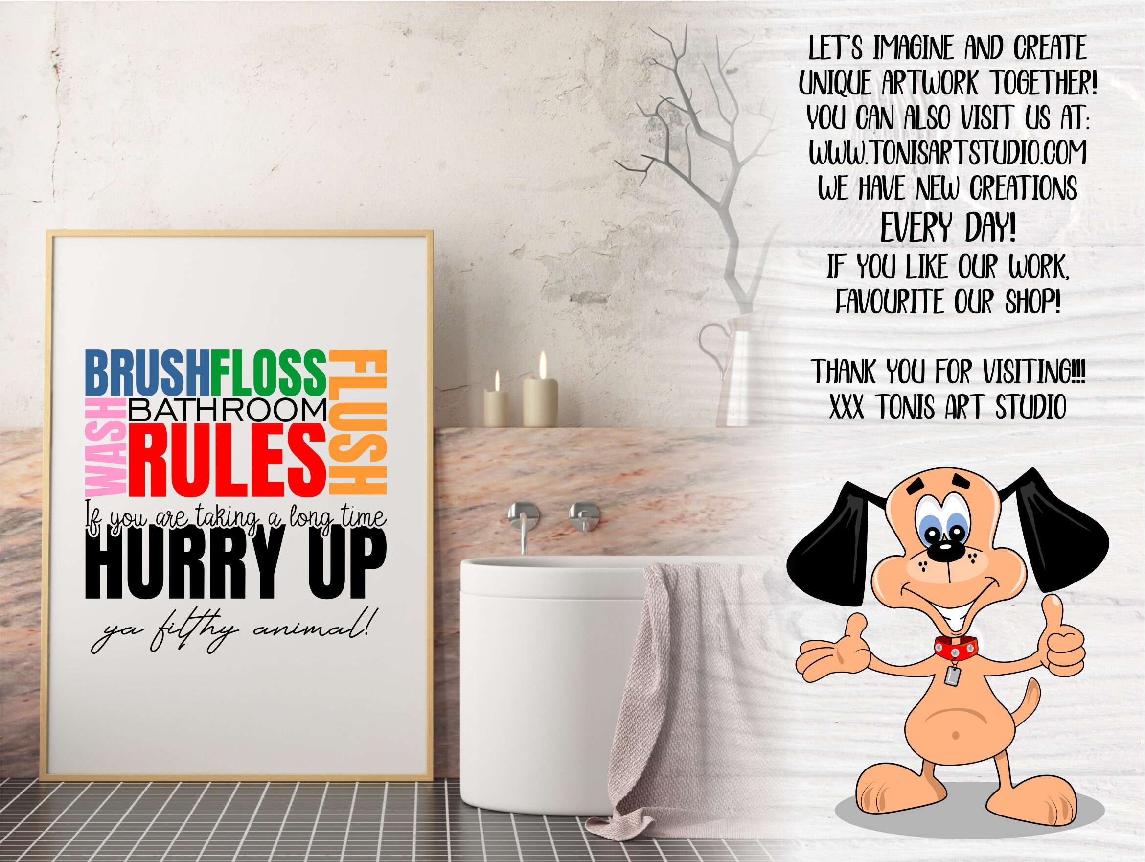 Download Bathroom Rules SVG, Funny Sign SVG, Svg Cut Files