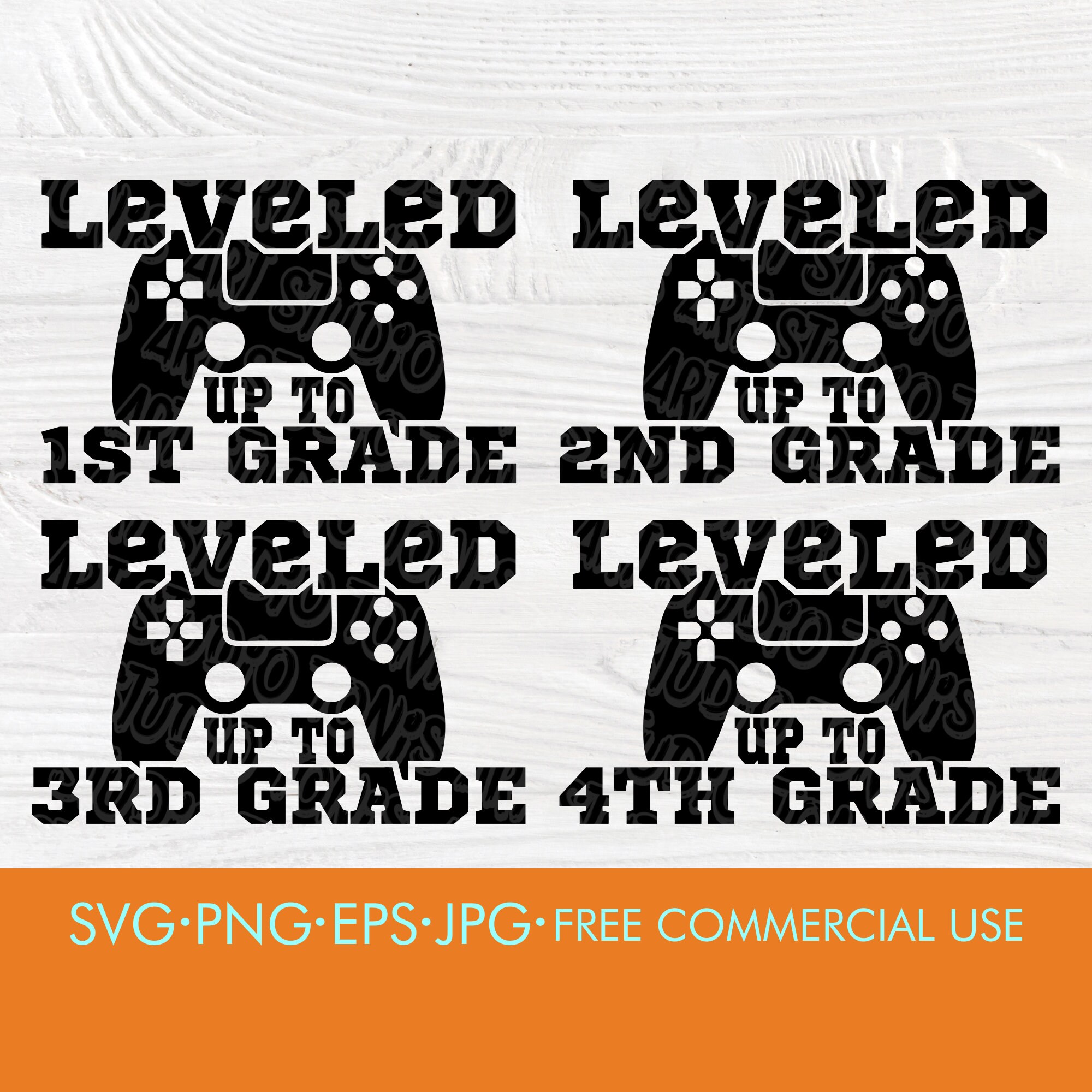 Leveled Up To 1st 2nd 3rd 4th Grade Svg Leveled Up To 1st 2nd 3rd 4th Grade Svg