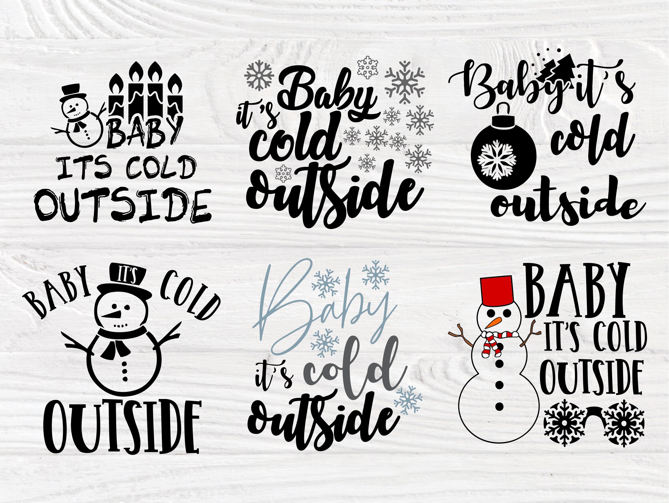 Download Baby Its Cold Outside Svg Bundle Winter Svg Files