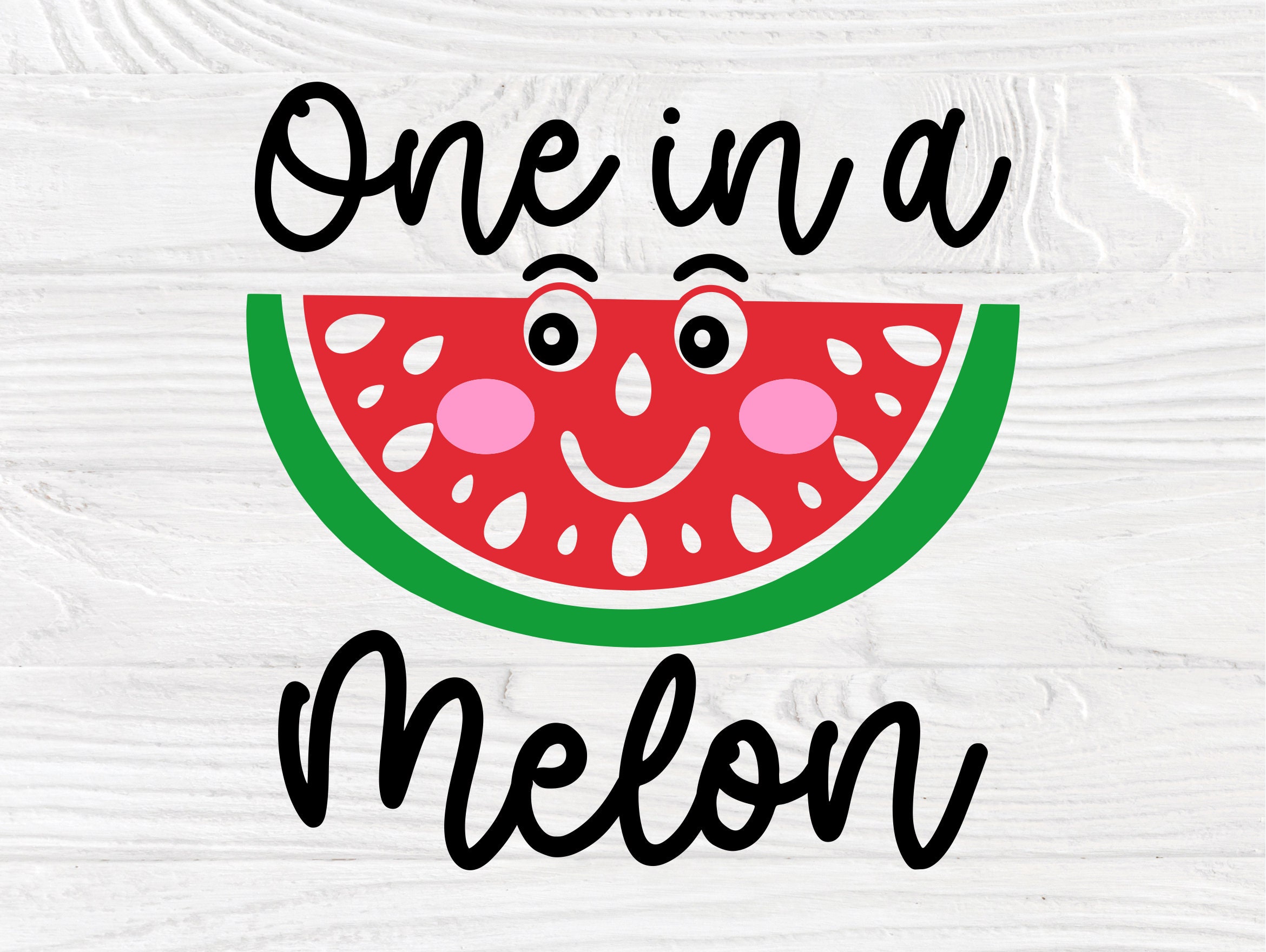 Download One in a Melon SVG Bundle, Watermelon, Summer Svg