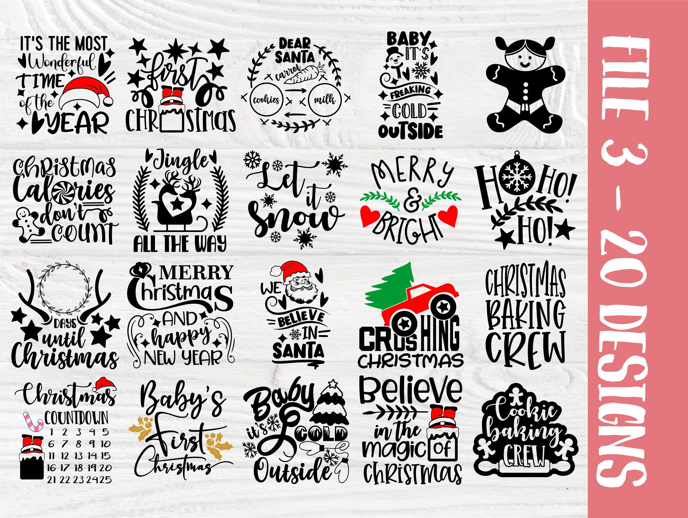 Christmas SVG Bundle, Funny Christmas Quotes, Pot Holder Png