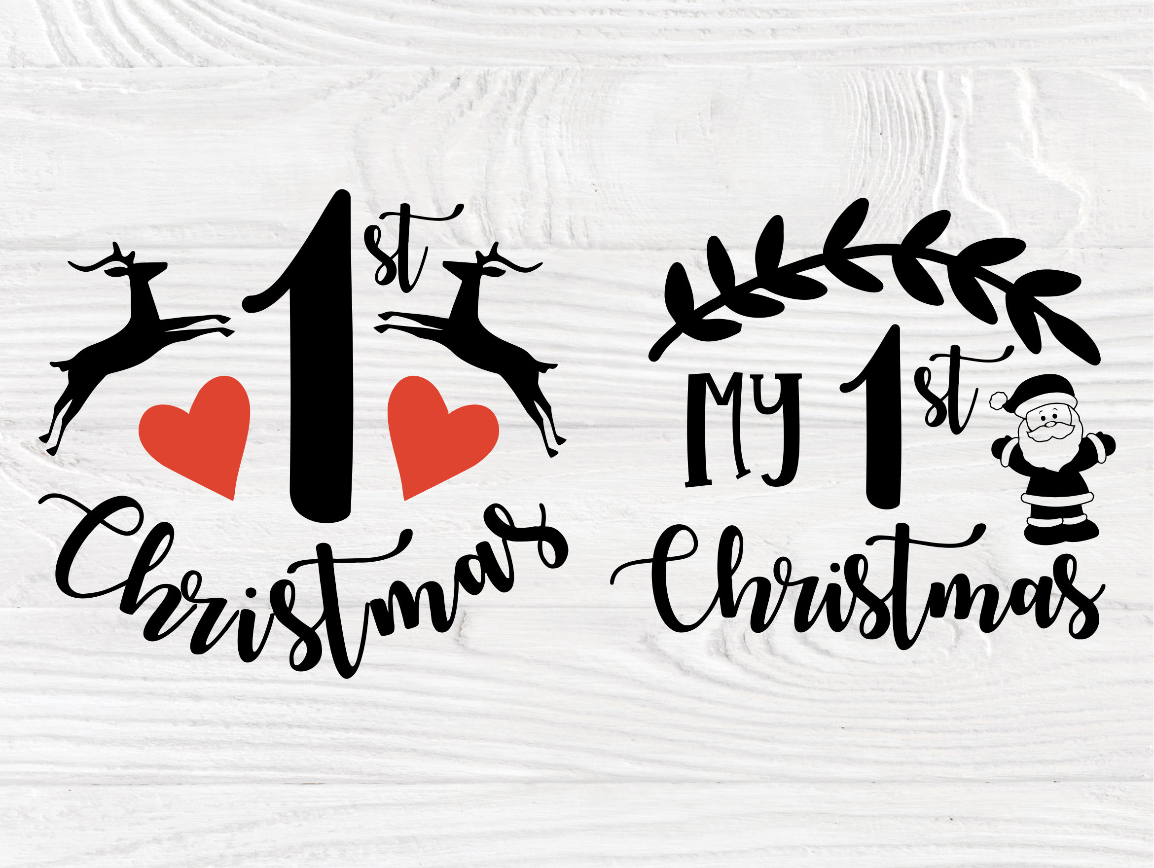 My First Christmas SVG Svg Bundle My 1st Christmas - Etsy