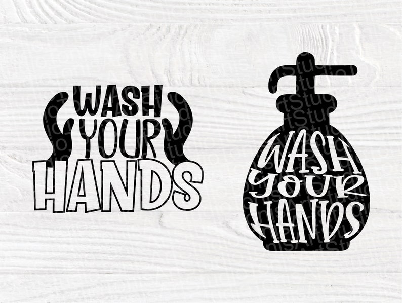 Download Wash Your Hands SVG Cut Files Bathroom Svg Bundle | Etsy
