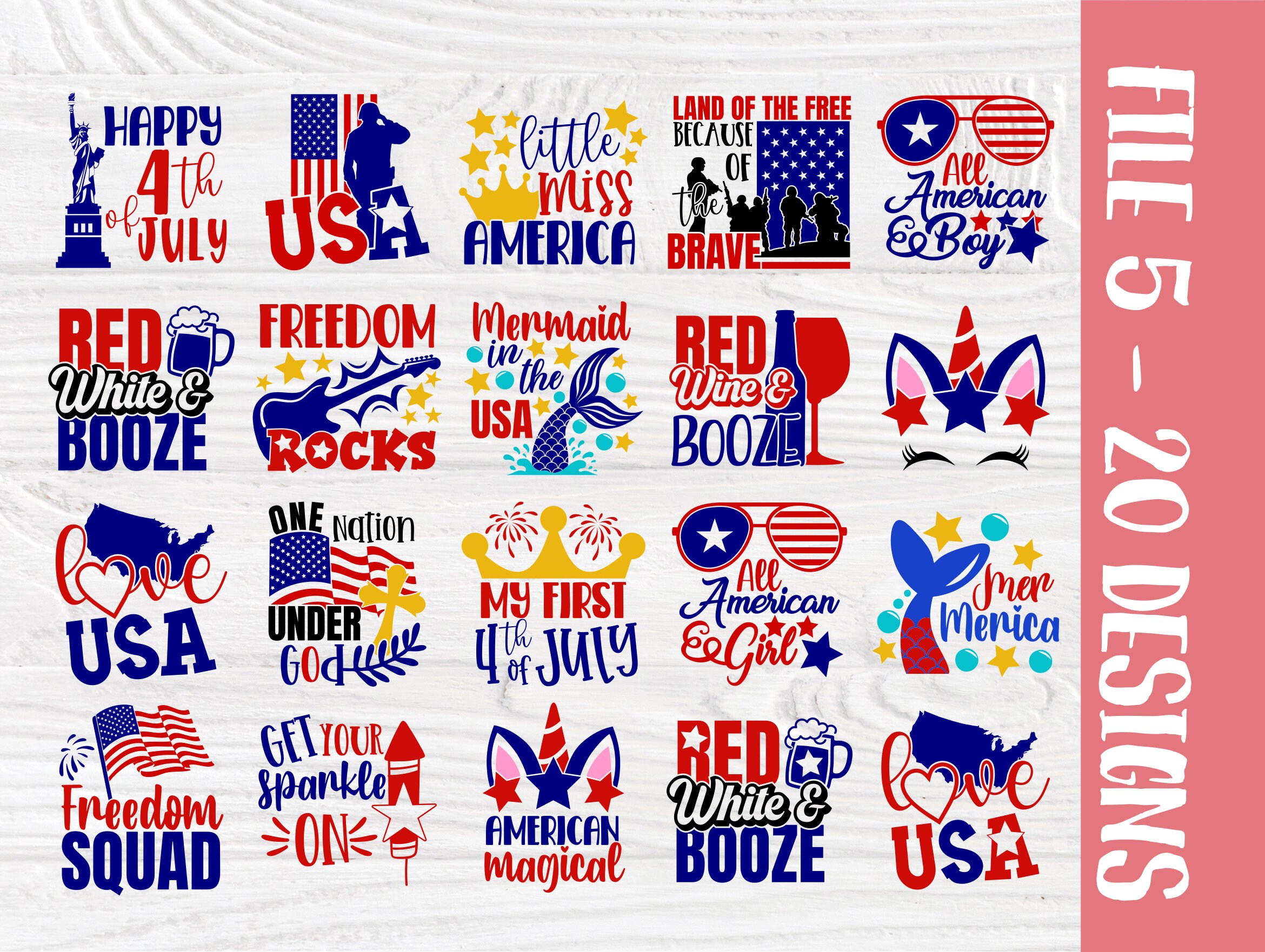 Download 4th of July SVG Bundle, Svg Cut Files, USA Svg