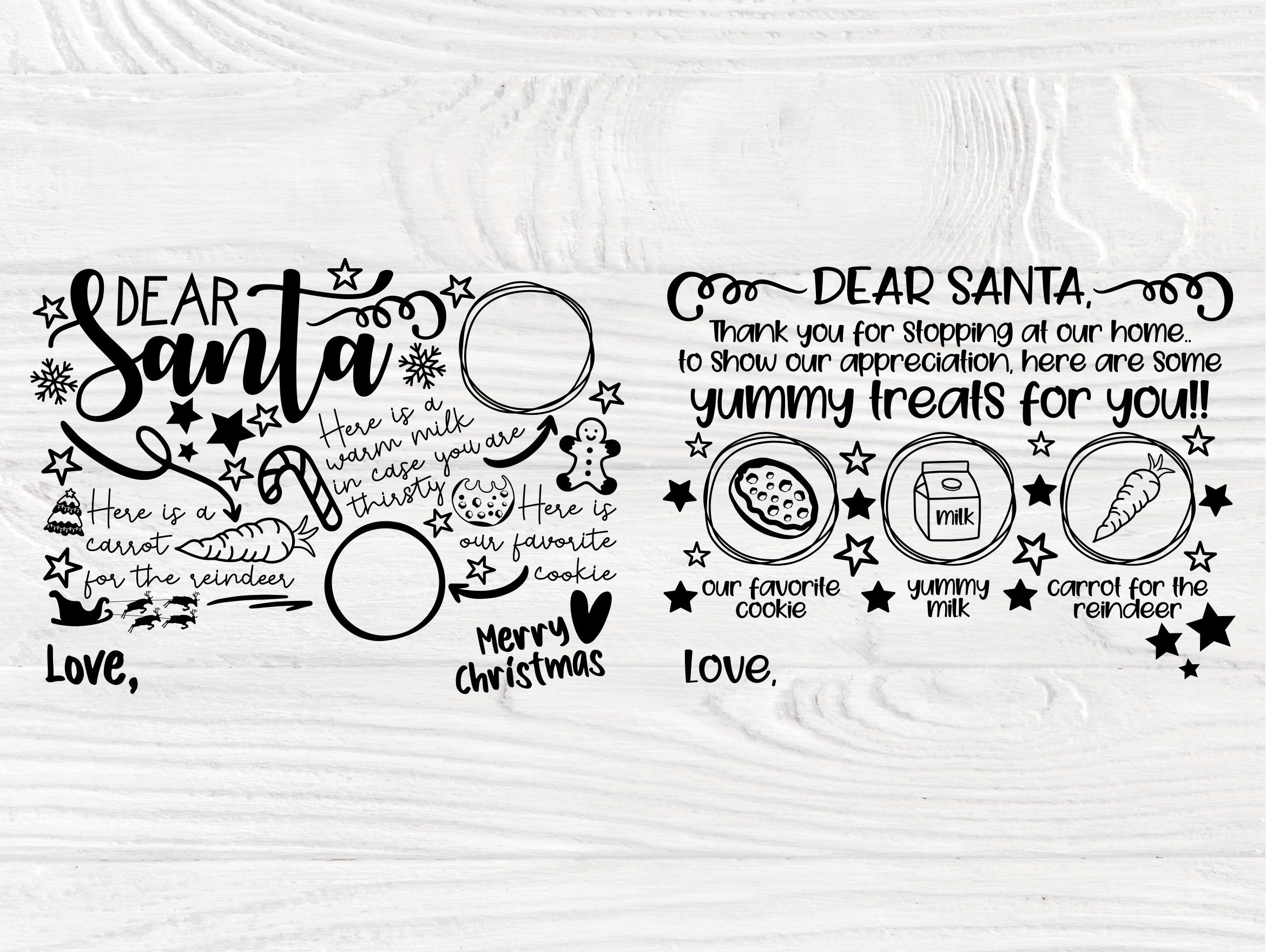 Download Dear Santa Tray Svg Bundle Christmas Svg Cookies