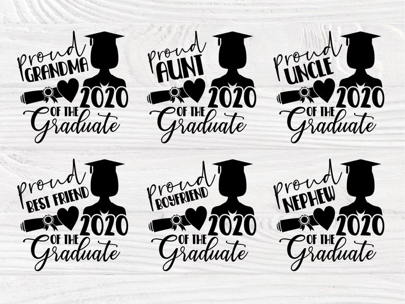 Download Graduation SVG Bundle Class of 2020 Graduate Svg | Etsy
