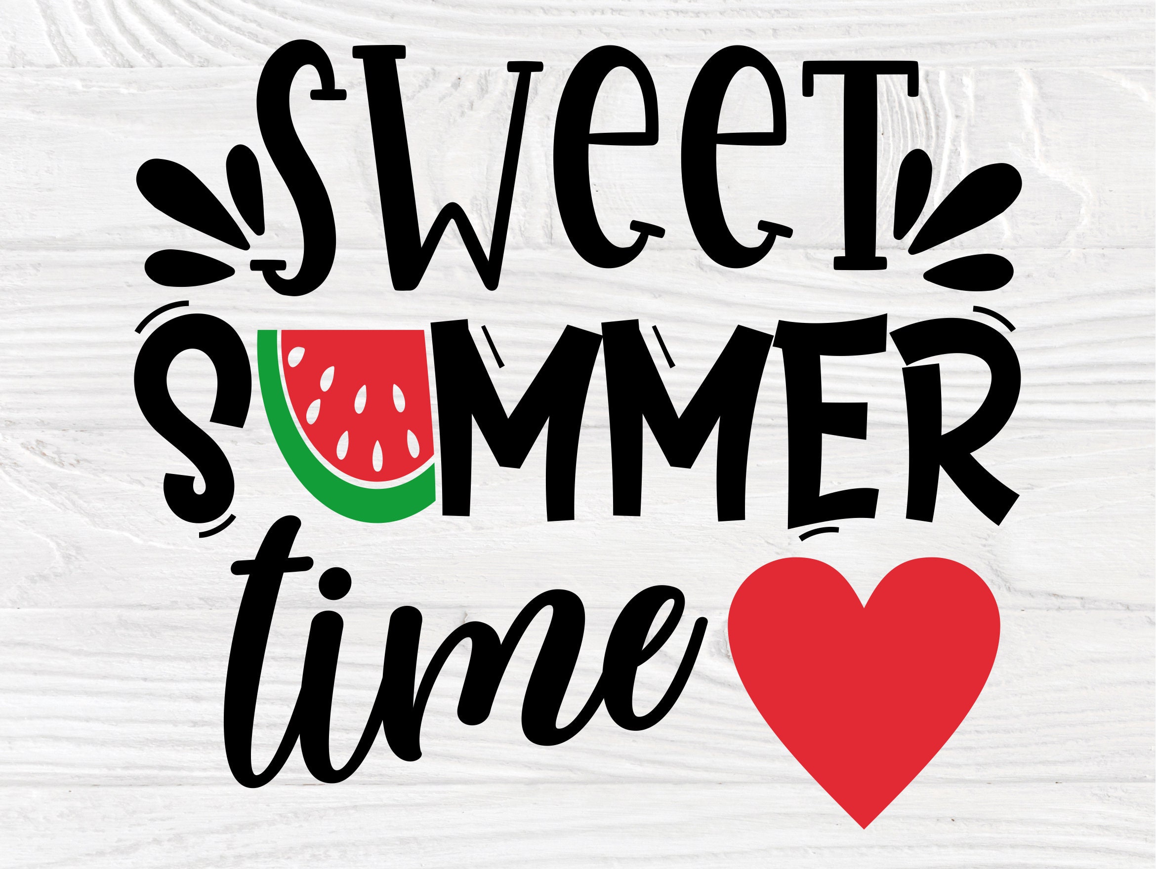 Summertime Svg Summer Svg Watermelon Dxf Svg Files For Cricut | My XXX ...