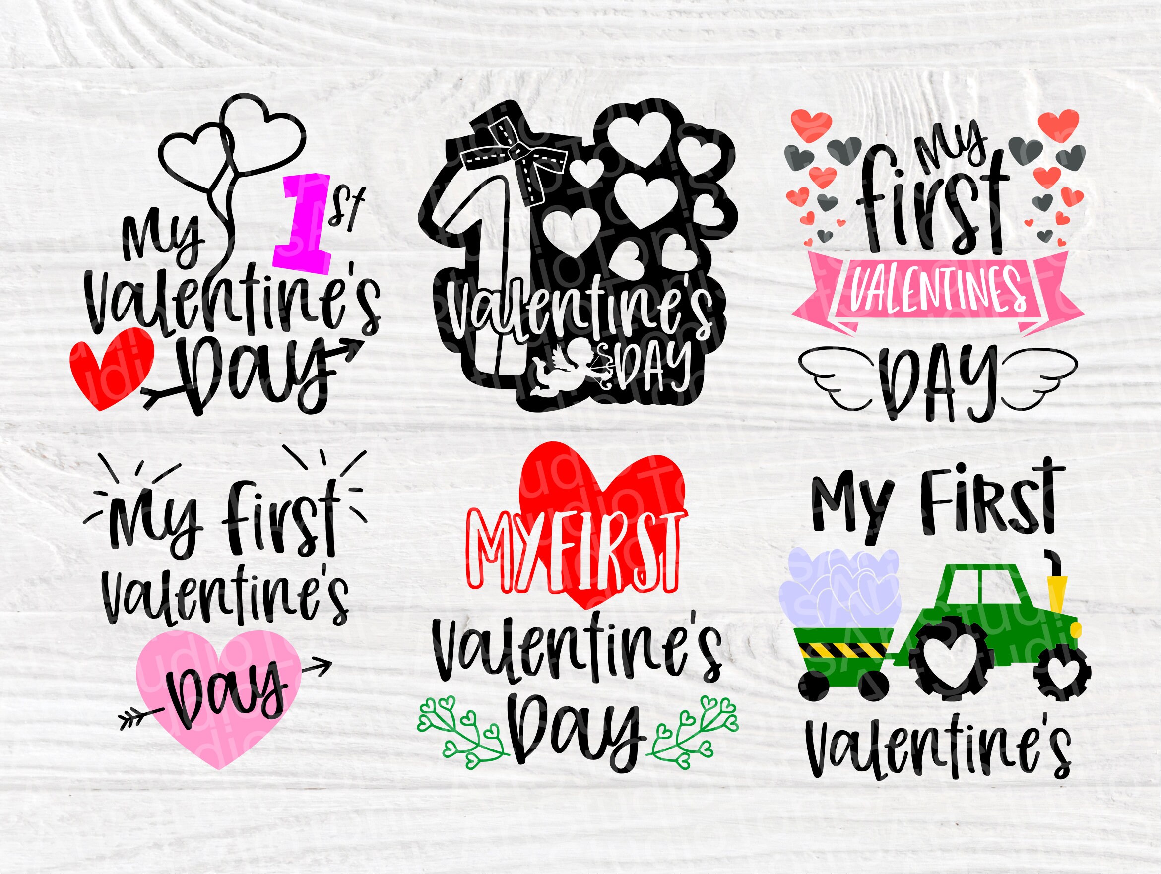 Download Valentine SVG Bundle | First Valentines Day | Valentines ...