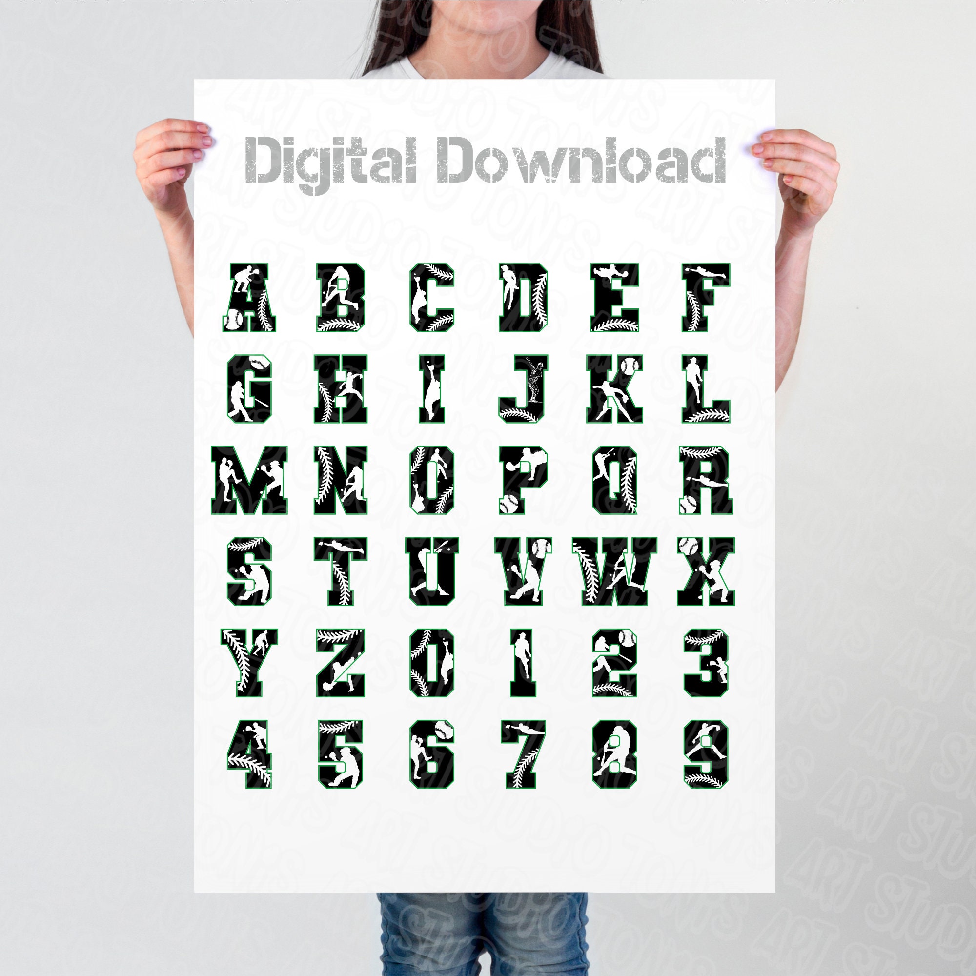 Free Free Baseball Letters Svg 901 SVG PNG EPS DXF File