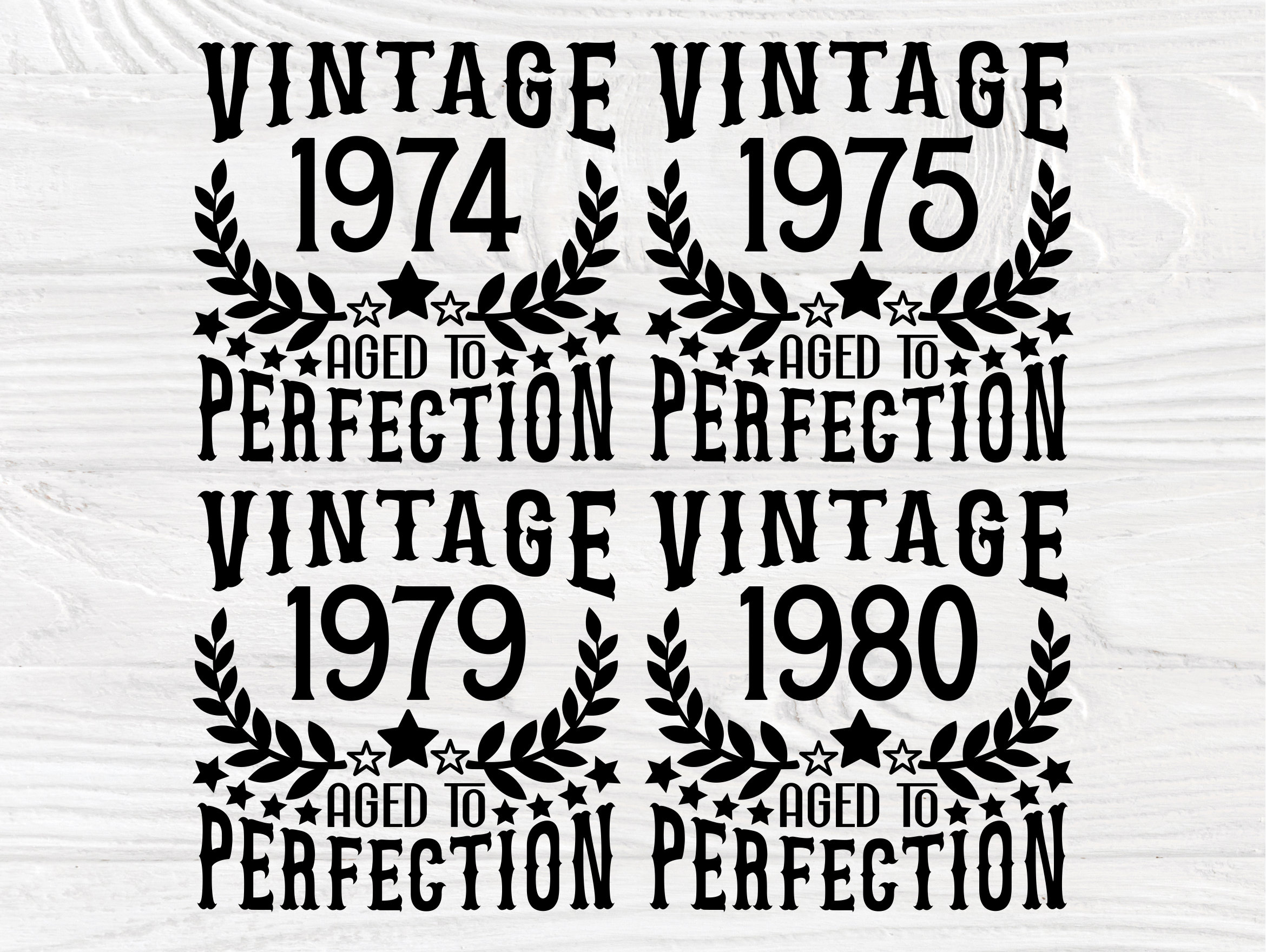 Download Vintage Birthday Svg 1961 1980 Birthday Shirts