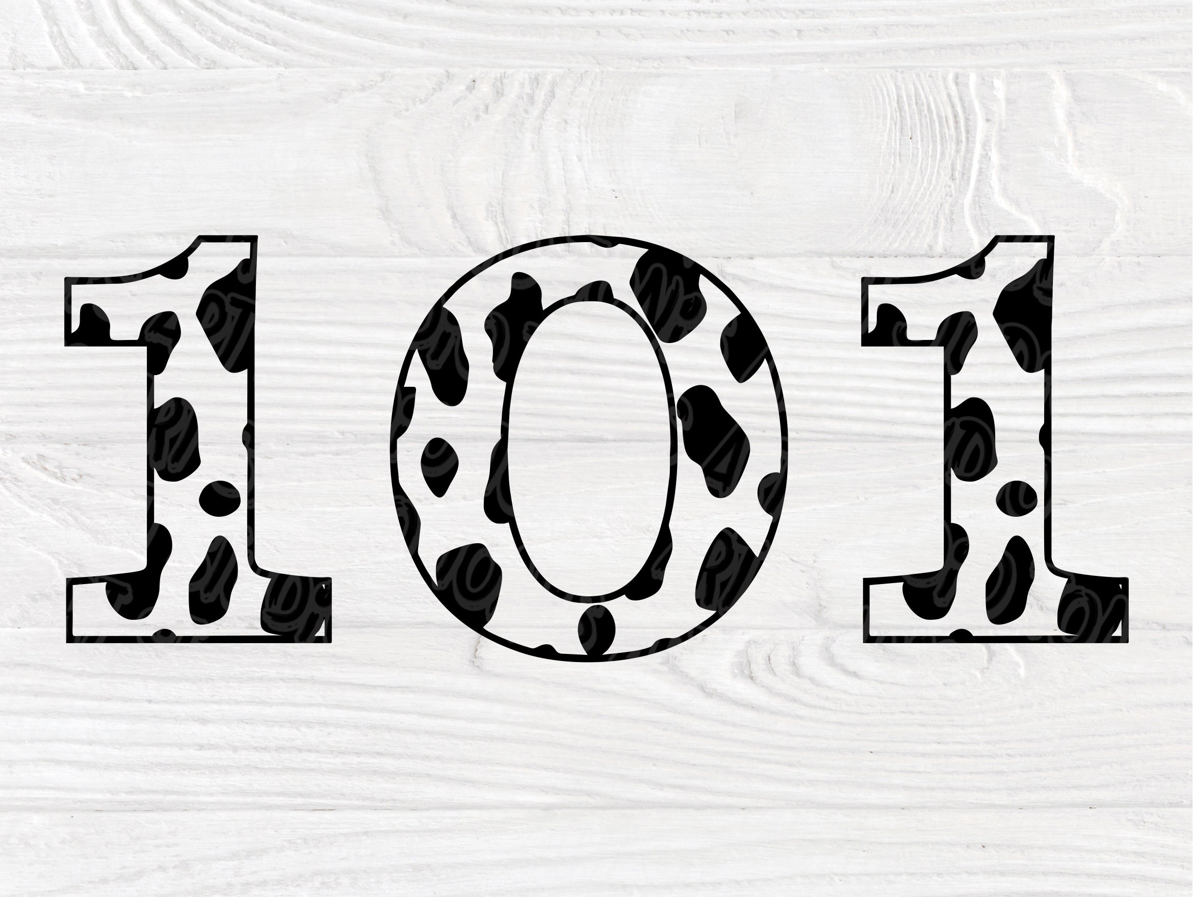 101 Dalmatians Font SVG | Dalmatians Alphabet Cut Files | Dalmatians