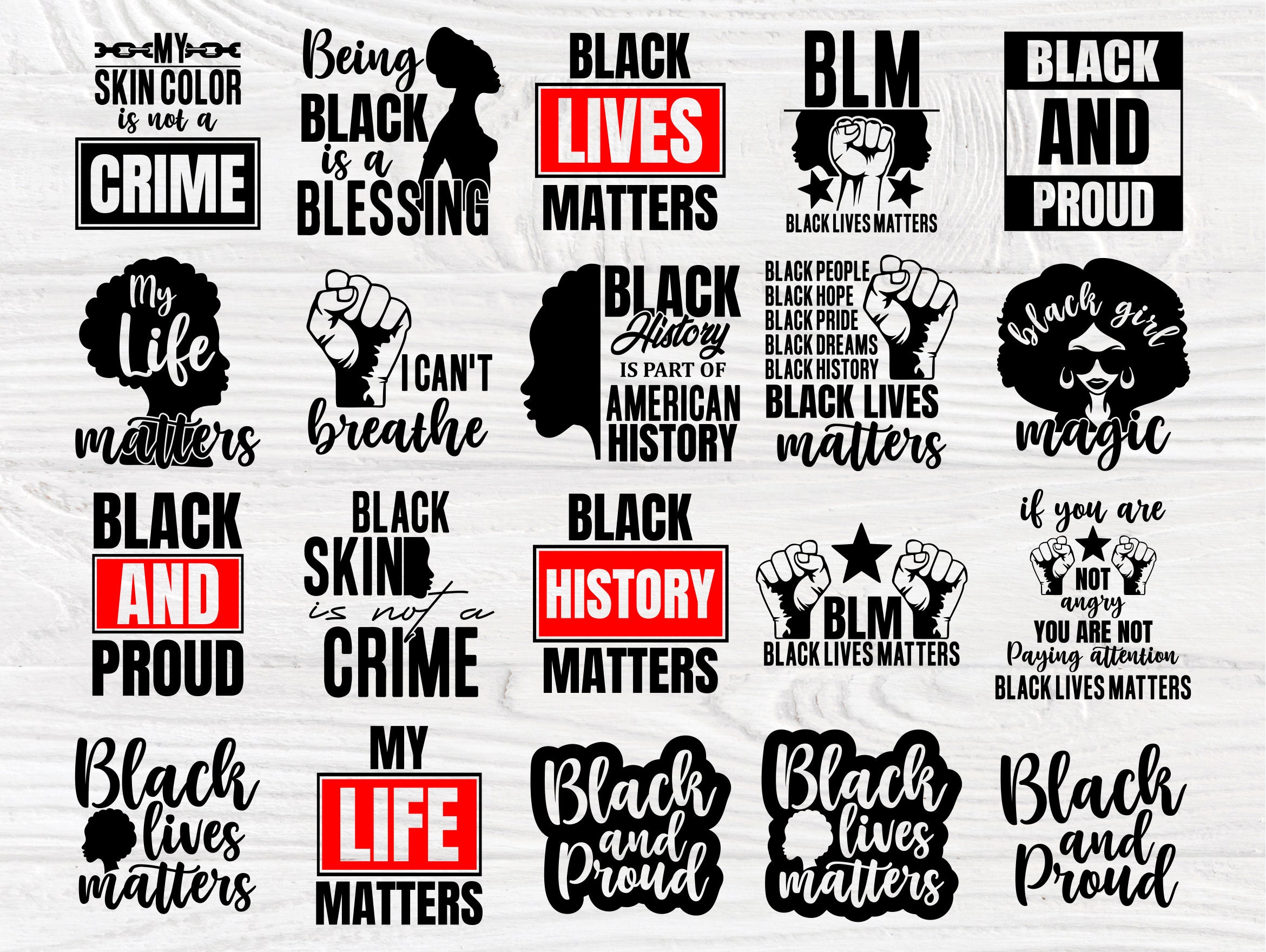 Download Black Lives Matters SVG Bundle, Black History Svg