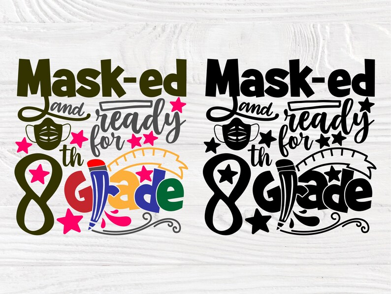 Download School SVG Bundle Kindergarten Quarantine Svg | Etsy